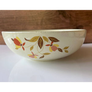 Hall's Superior Quality Serving Bowl "Autumn Leaf Pattern"